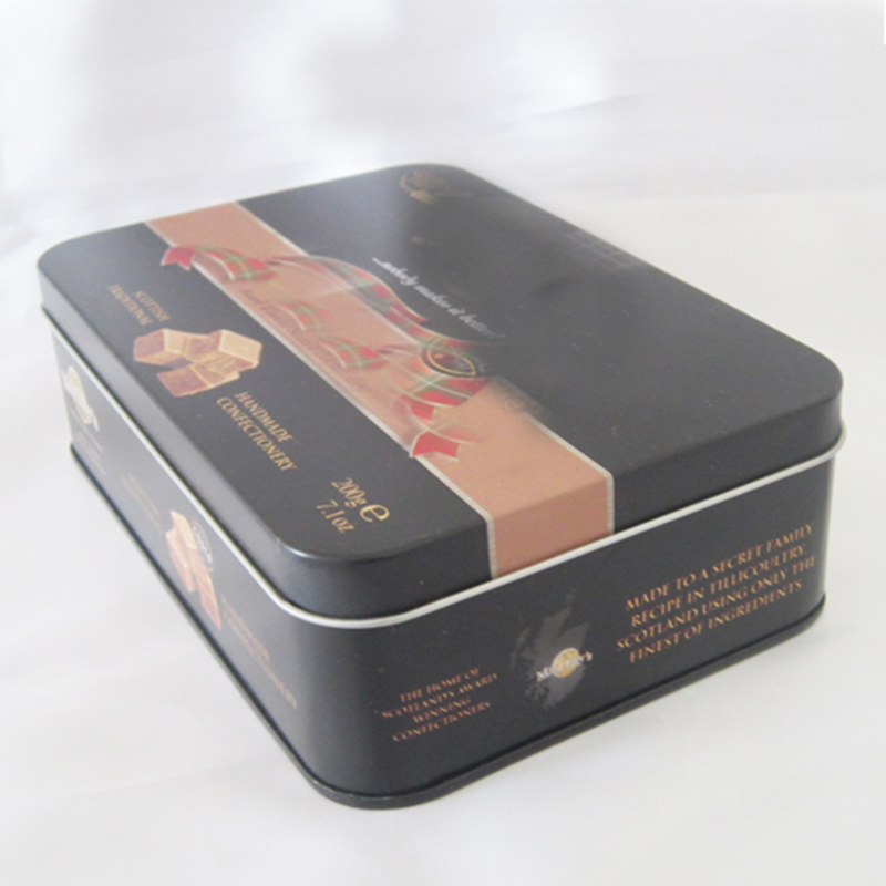Rectangle Tin Cookie  Candy Gift Packaging Box